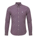 Camisa Ralph Lauren Masculina Xadrez Malbec Pony Branco