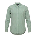 Camisa Ralph Lauren Masculina Verde Listras Maxi Pony Roxo