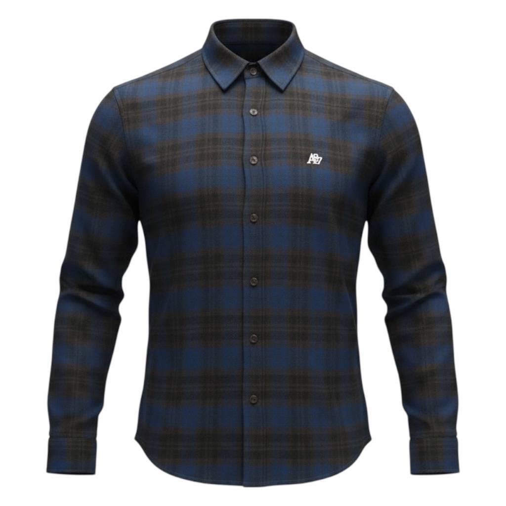 Camisa Ralph Lauren Masculina Xadrez Flanelada cor Marrom Aeropostale