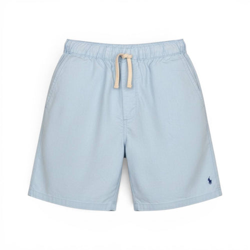 Bermuda Ralph Lauren Masculina Casual Puro Algodão cor Azul Bebê