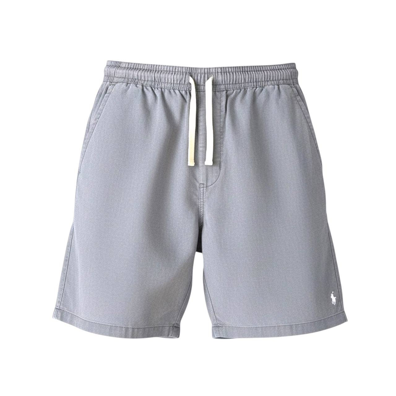 Bermuda Ralph Lauren Masculina Casual Puro Algodão cor Cinzenta