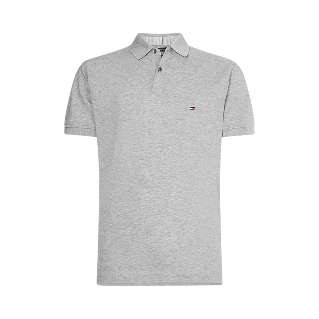 Polo Tommy Hilfiger Masculina Cinzenta 1985 Regular Fit