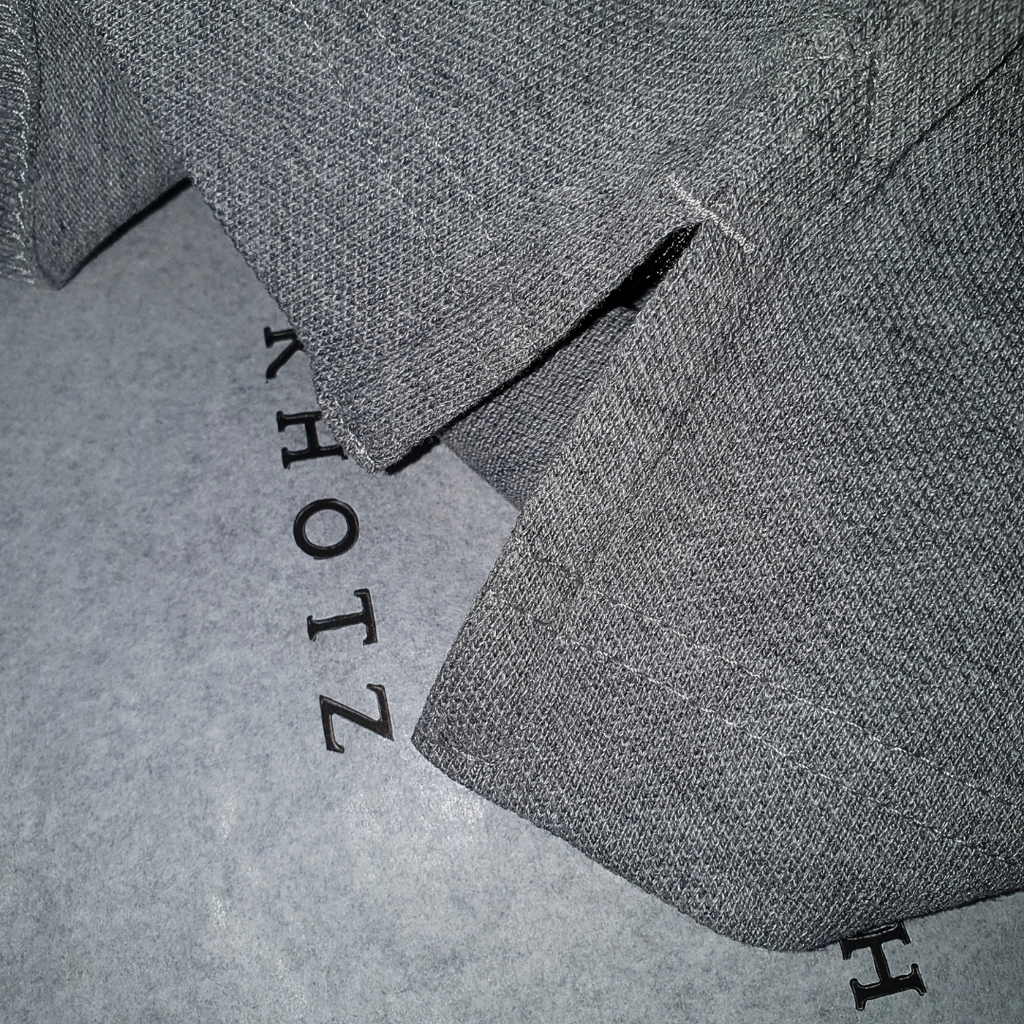 Polo Tommy Hilfiger Masculina Cinzenta 1985 Regular Fit
