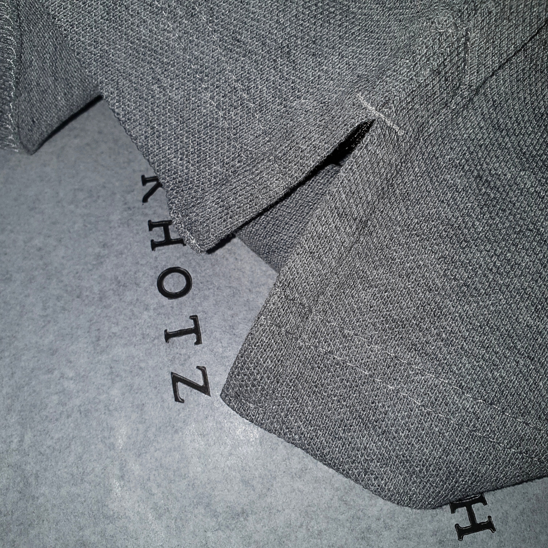 Polo Tommy Hilfiger Masculina Cinzenta 1985 Regular Fit