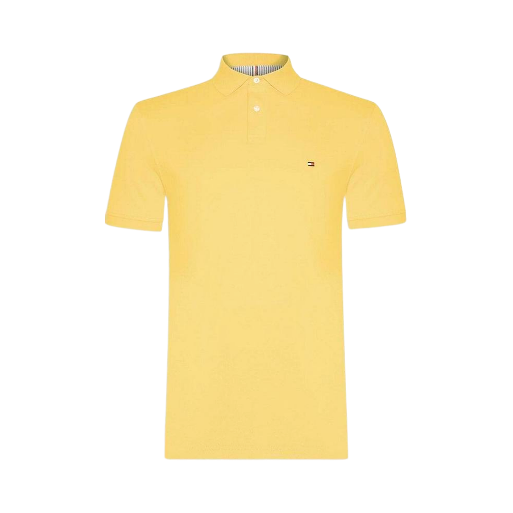 Polo Tommy Hilfiger Masculina Amarela 1985 Regular Fit