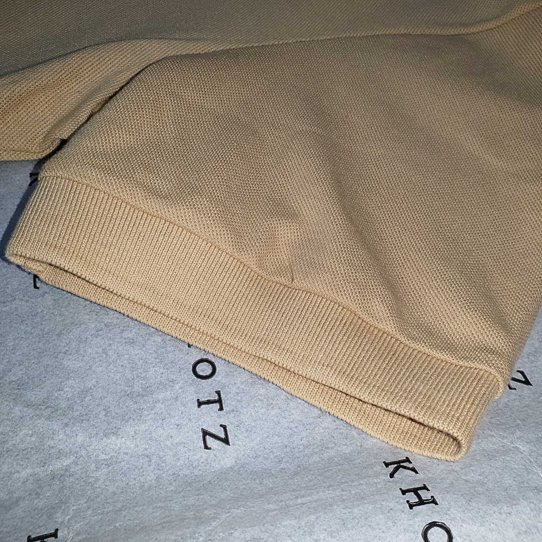 Polo Ralph Lauren Masculina Bege Pony Monocromático