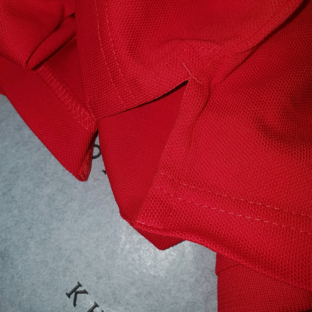Polo Tommy Hilfiger Masculina Vermelha 1985 Regular Fit