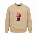 Moletom Ralph Lauren Masculino Areia Peluciado Urso Americano