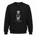 Moletom Ralph Lauren Masculino Preto Peluciado Urso Americano