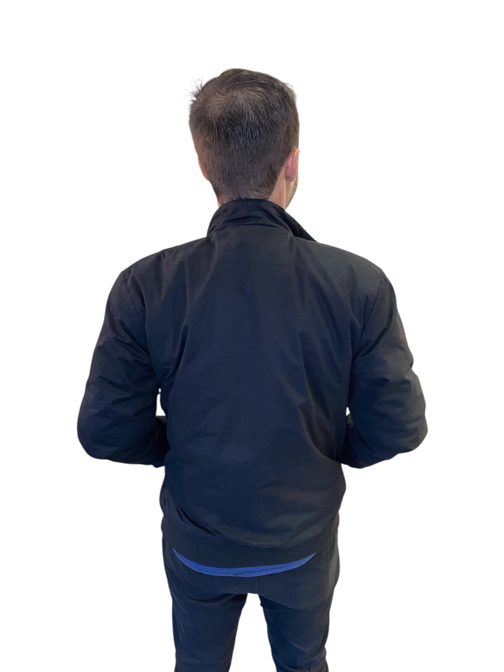 Jaqueta Sarja Sport Ralph Lauren Masculina Preta com Pony Marrom