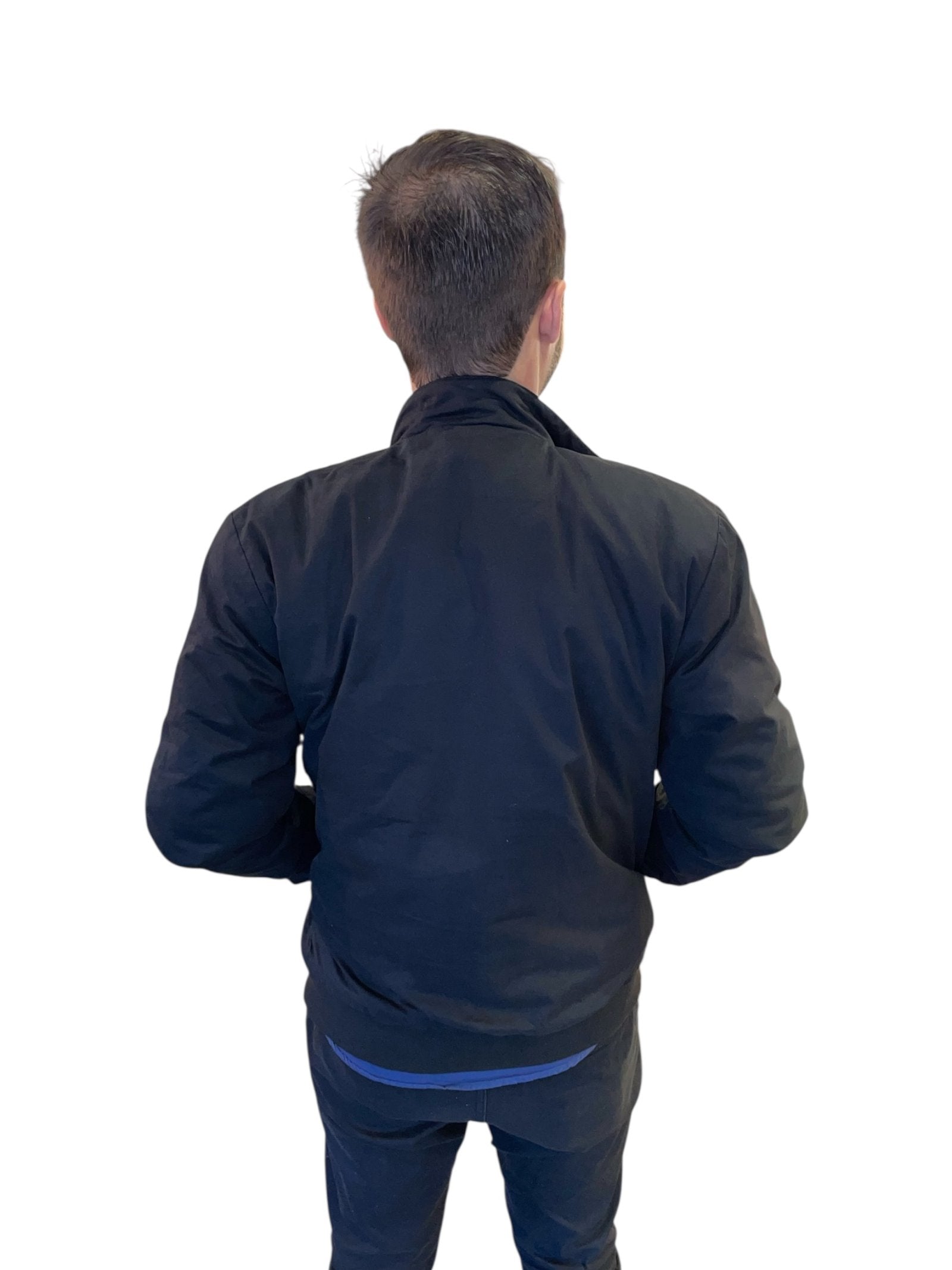 Jaqueta Sarja Sport Ralph Lauren Masculina Preta com Pony Marrom
