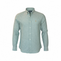 Camisa Ralph Lauren Masculina Linho cor Verde Oliva Pony Dourado