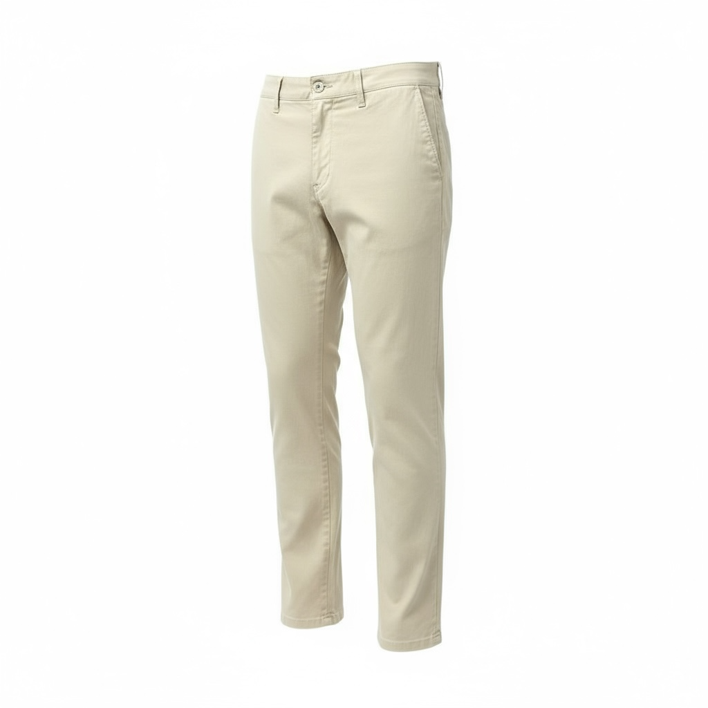 Calça Sarja Ralph Lauren Masculina Clássica Americana – Areia com Pony Marinho