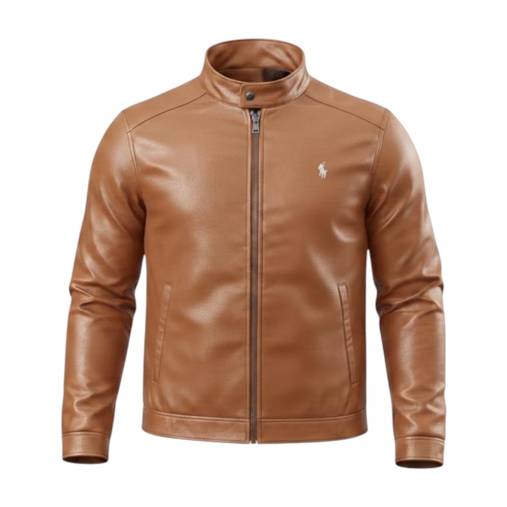 Jaqueta Ralph Lauren Masculina Palermo Caramelo Clássica Botões Metal Pony Branco