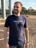 Camiseta Polo Sport Masculina Supima Siliconada Ralph Lauren cor Marinho