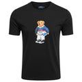 Camiseta Básica Masculina Ralph Lauren Preta Urso Americano