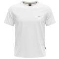 Camiseta Básica Masculina Hugo Boss Branca Logo Clássico Peito