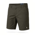 Bermuda Sarja Ralph Lauren Masculina Chocolate Pony Creme