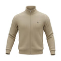 Pulôver Ralph Lauren Masculino Com Zipper Forrado Cor Caramelo Pony Marinho