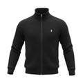 Pulôver Ralph Lauren Masculino Com Zipper Forrado Cor Preto Pony Branco