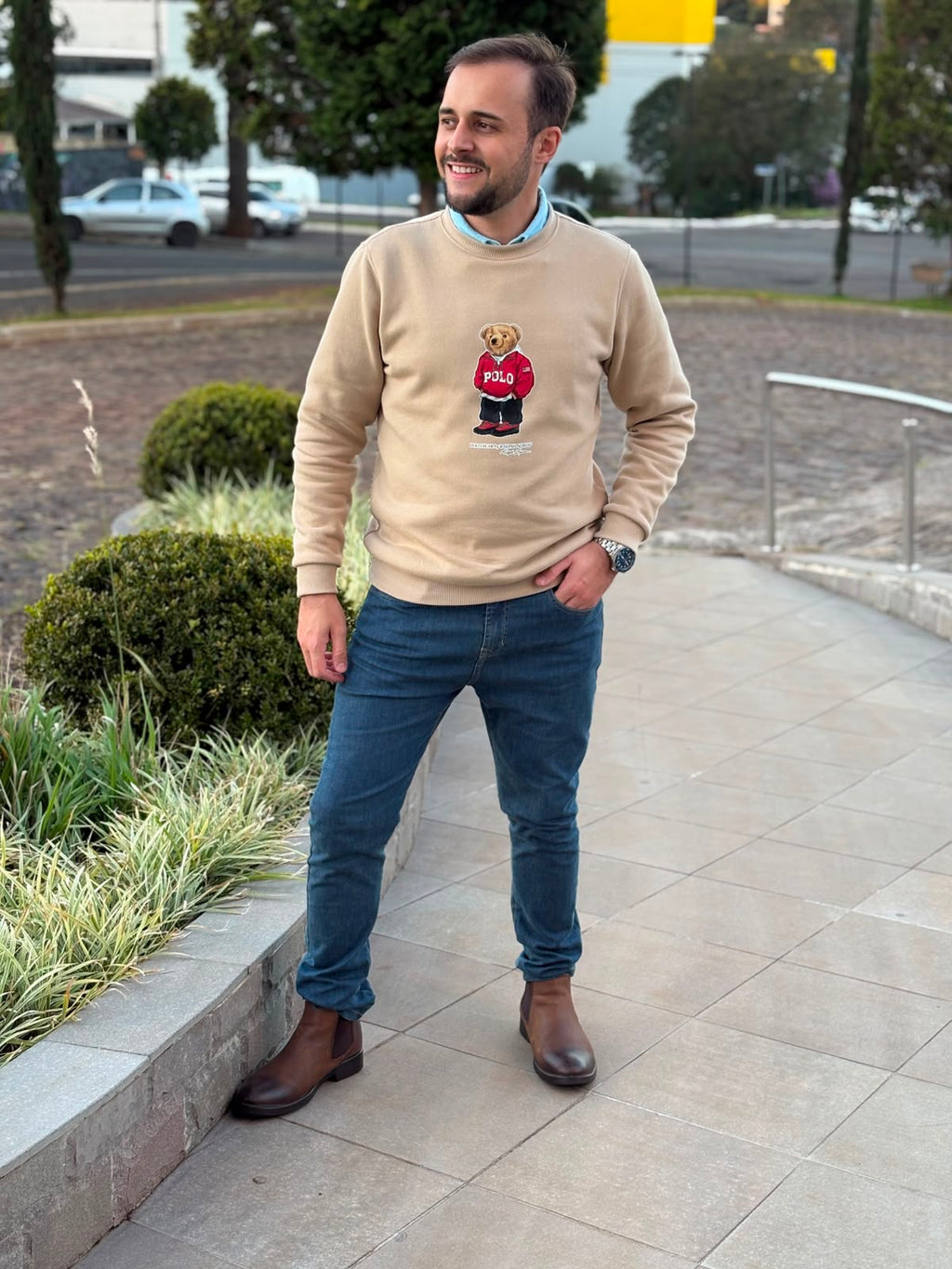 Calça Jeans Aeropostale Masculina Americana Perna Levemente Ajustada