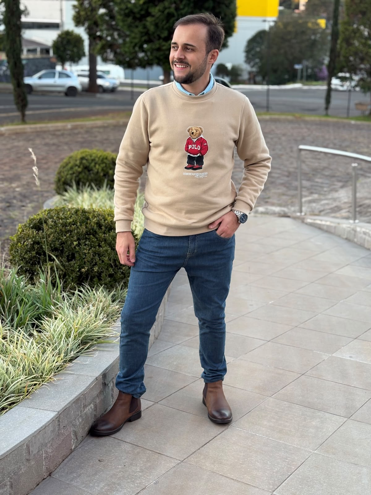 Calça Jeans Aeropostale Masculina Americana Perna Levemente Ajustada