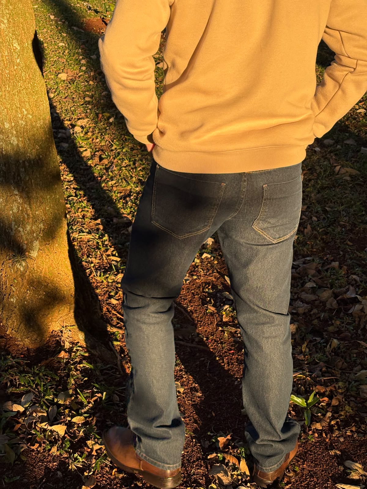 Calça Jeans Aeropostale Azul Indigo Masculina Americana Perna Larga