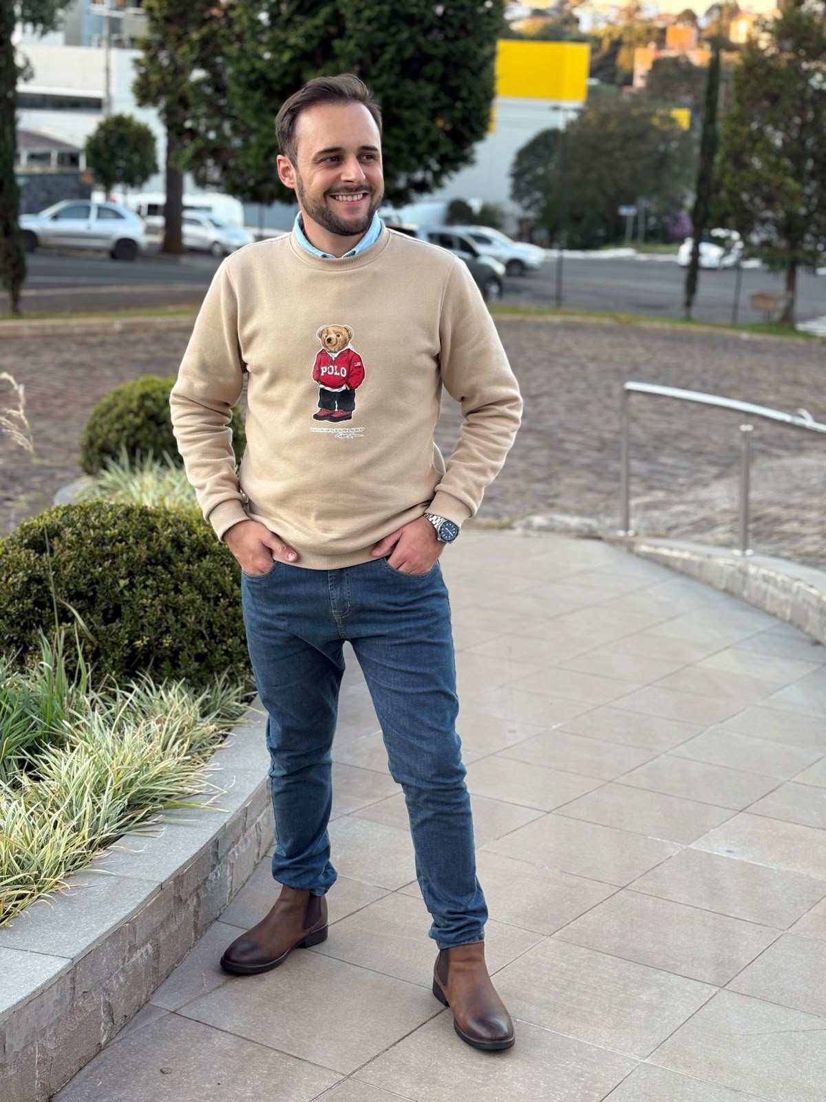 Calça Jeans Aeropostale Masculina Americana Perna Levemente Ajustada