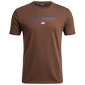 Camiseta Polo Sport Masculina Supima Siliconada Ralph Lauren cor Marrom