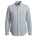 Camisa Ralph Lauren Masculina Micro Xadrez Luxo Preta Pony Preto