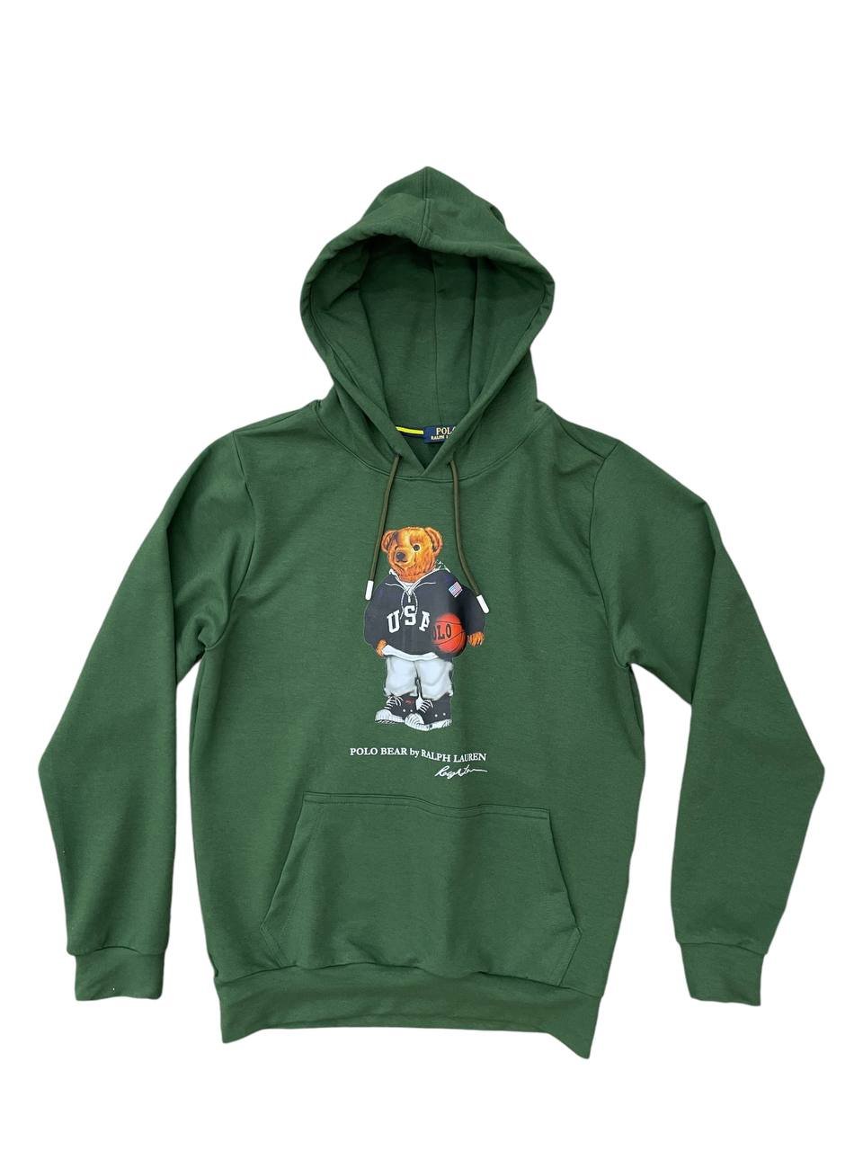 Moletom Ralph Lauren Masculino Verde Modelo Bear