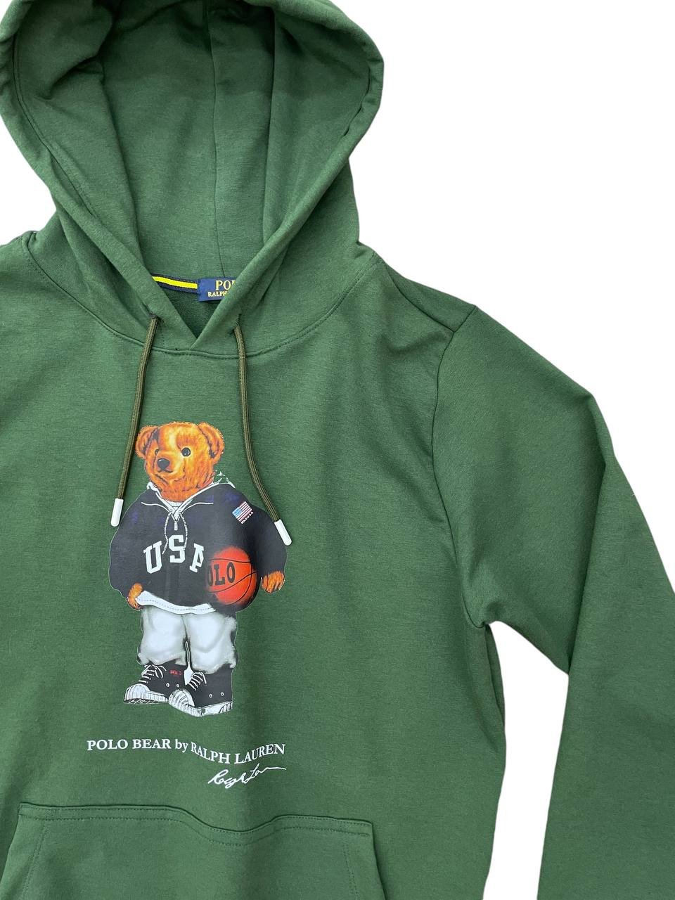 Moletom Ralph Lauren Masculino Verde Modelo Bear