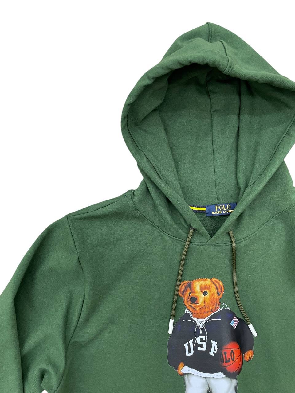 Moletom Ralph Lauren Masculino Verde Modelo Bear