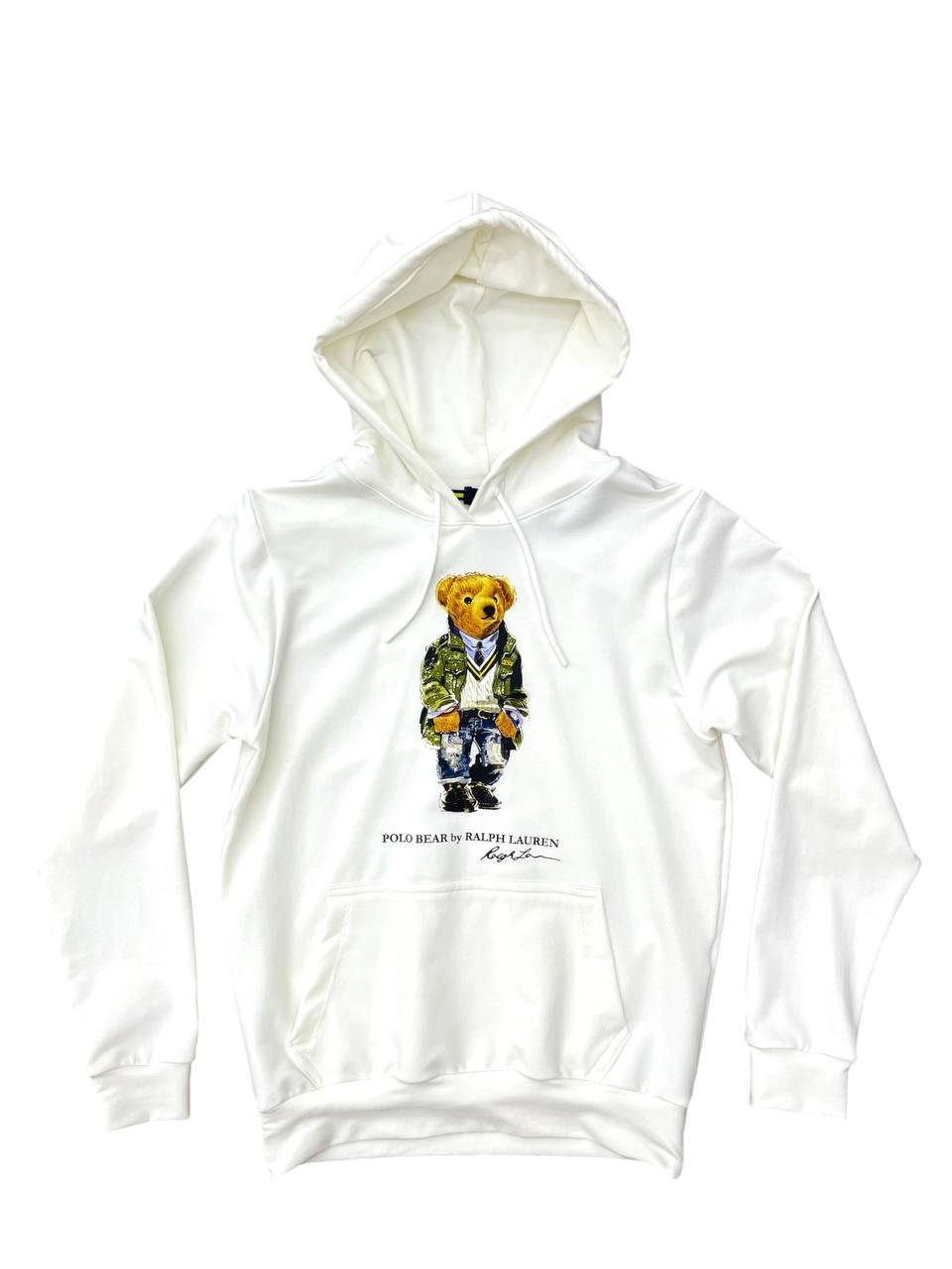 Moletom Ralph Lauren Masculino Branco Modelo Bear