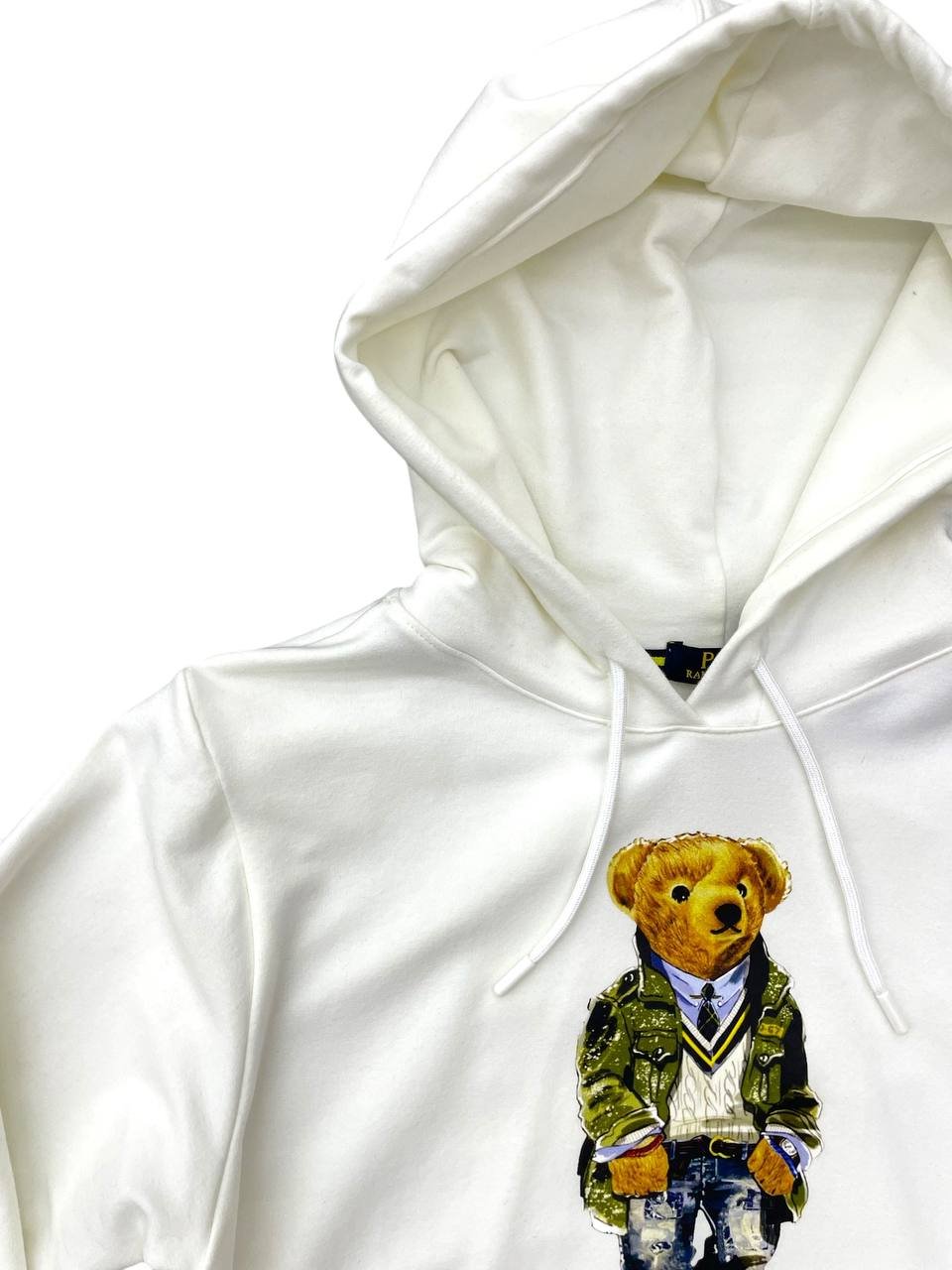 Moletom Ralph Lauren Masculino Branco Modelo Bear