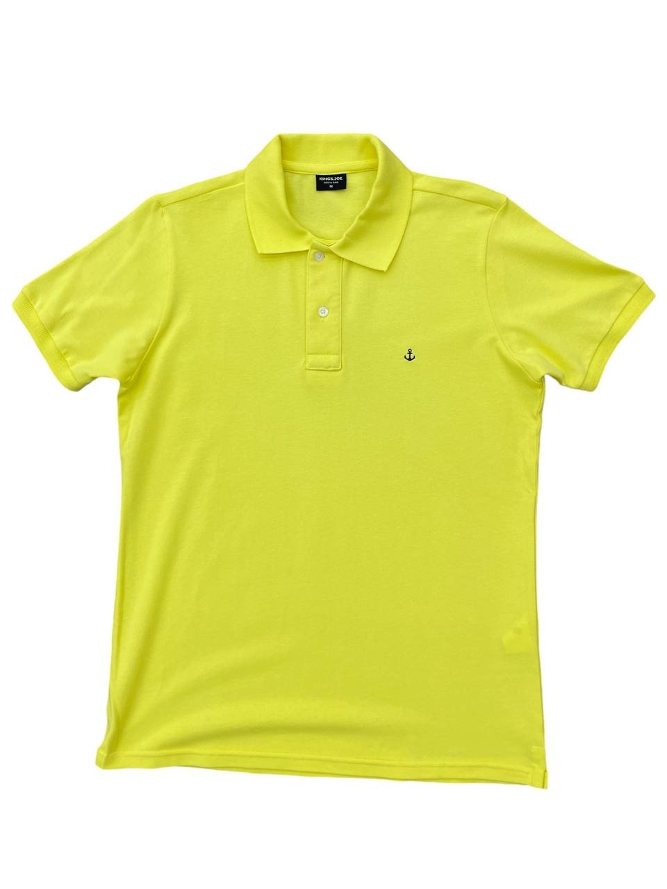 Polo King Joe Masculina Amarela Clássica