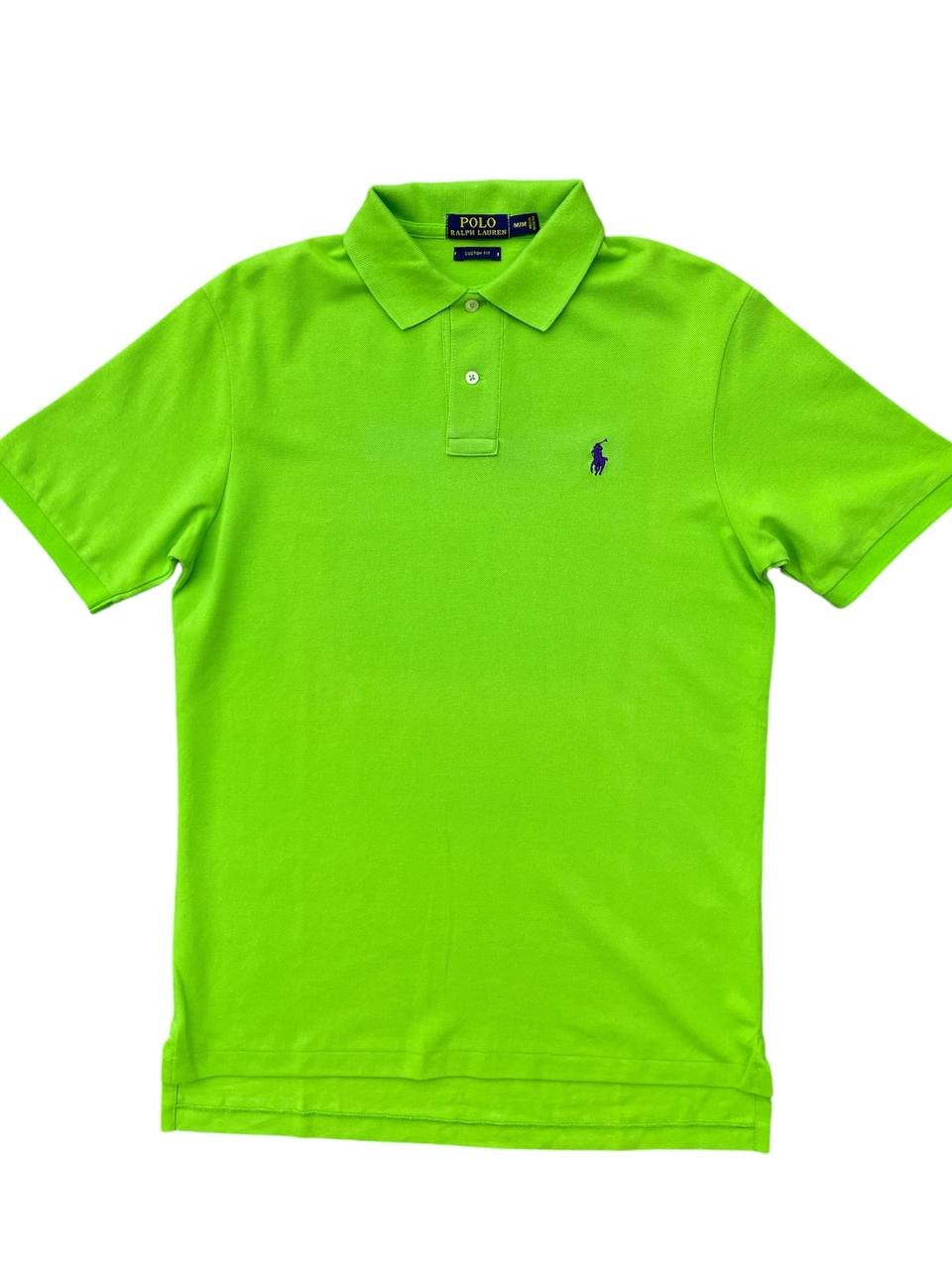 Polo Ralph Lauren Masculina Verde Claro Pony Roxo