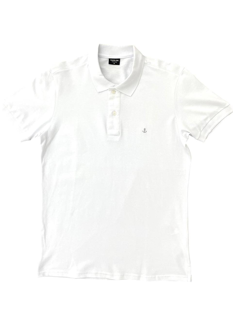 Polo King Joe Masculina Branca Clássica