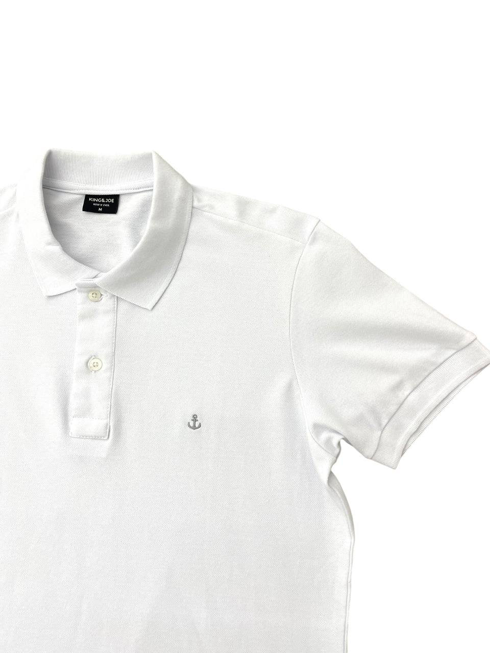Polo King Joe Masculina Branca Clássica