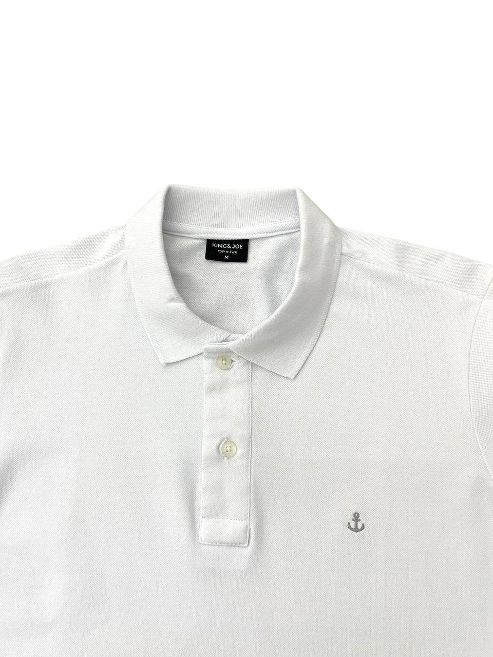 Polo King Joe Masculina Branca Clássica