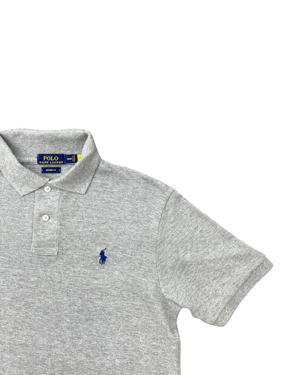 Polo Ralph Lauren Masculina Cinza Pony Marinho
