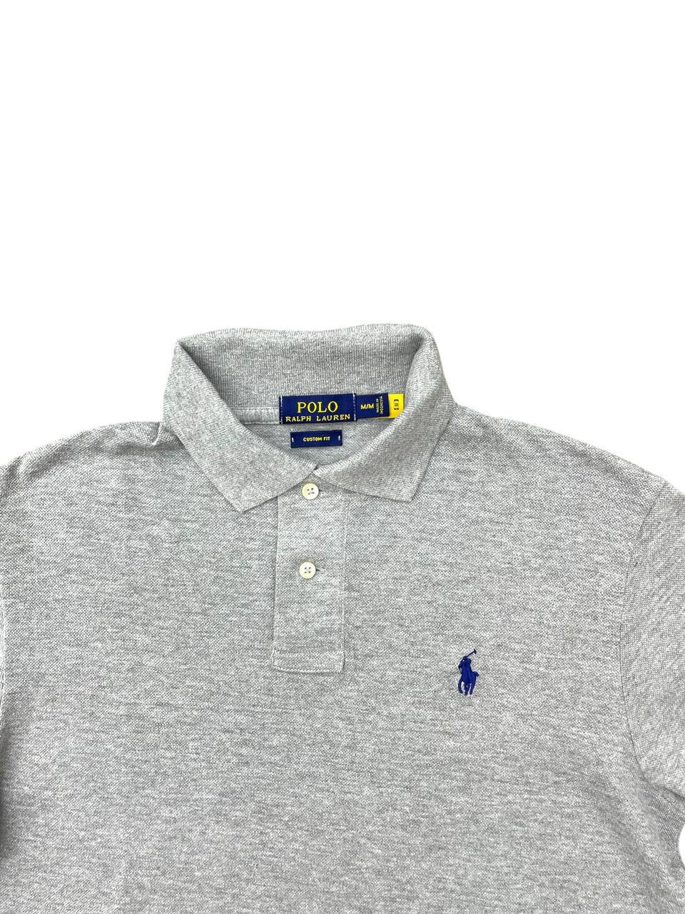 Polo Ralph Lauren Masculina Cinza Pony Marinho