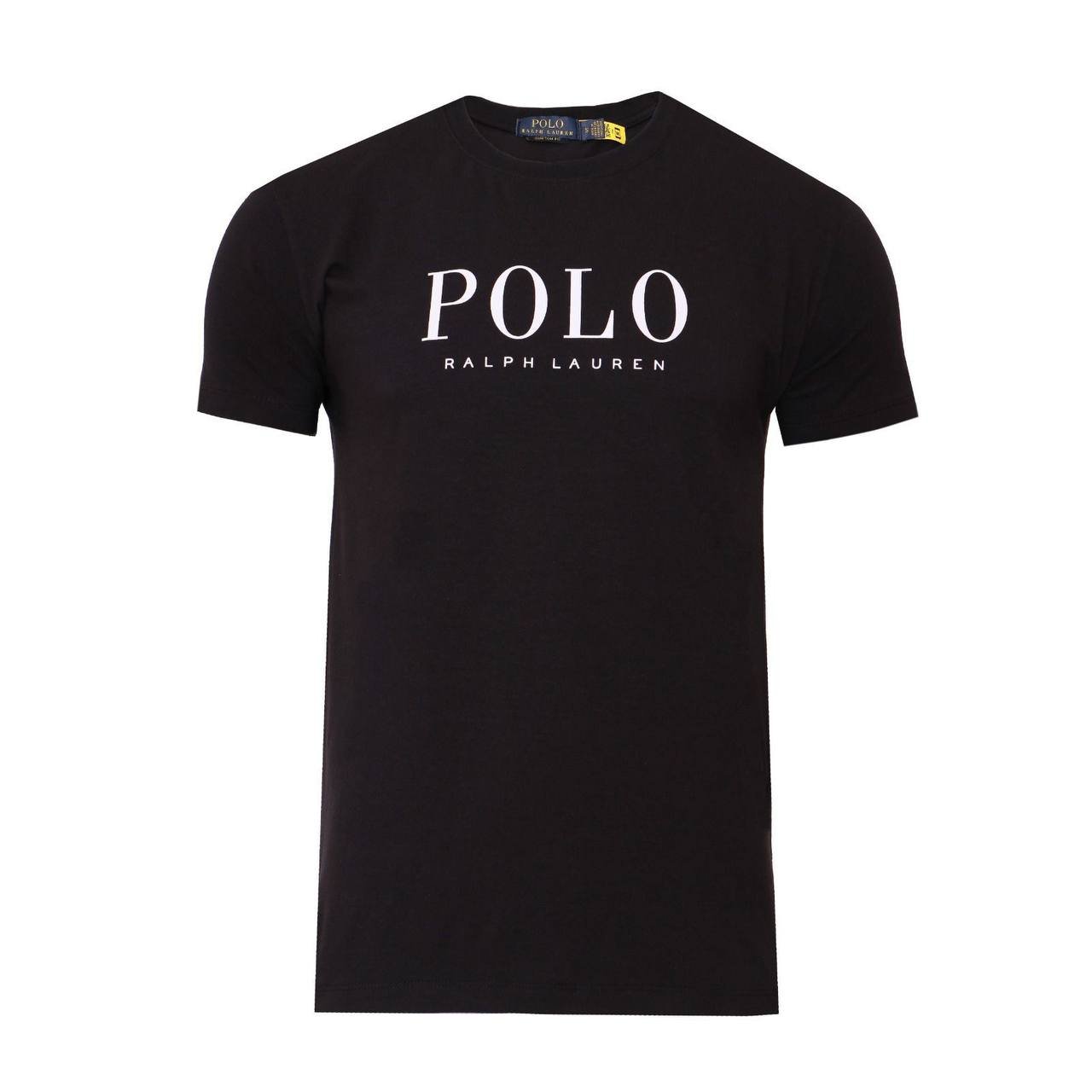 Camiseta Ralph Lauren Masculina Preta Clássica Básica