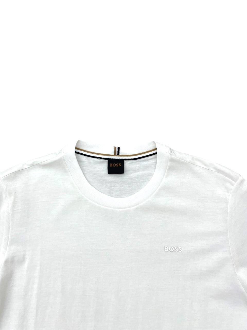 Camiseta Hugo Boss Masculina Branca Clássica Básica