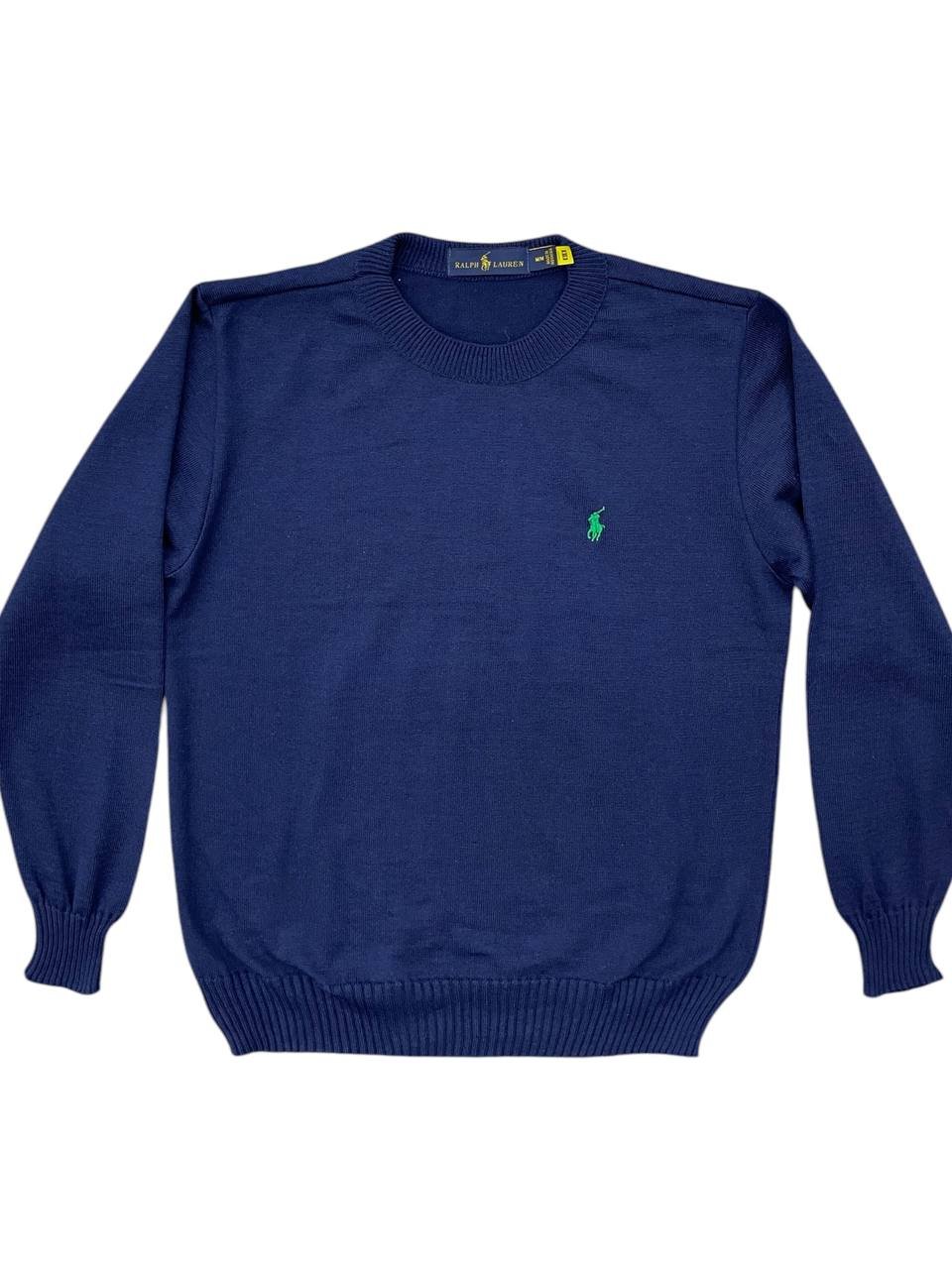 Suéter Ralph Lauren Masculino Azul Marinho Pony Esmeralda