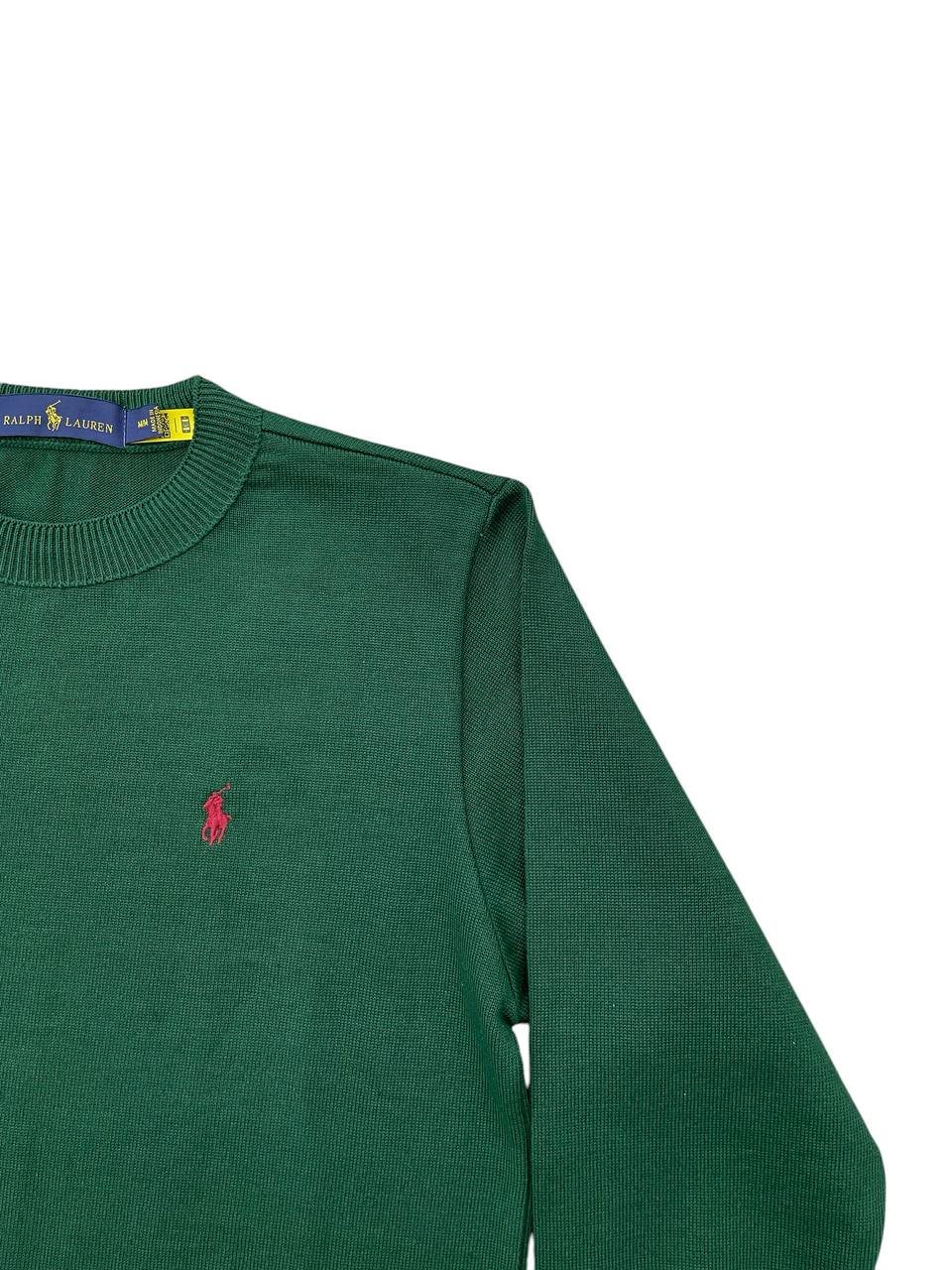 Suéter Ralph Lauren Masculino Verde Pony Vermelho