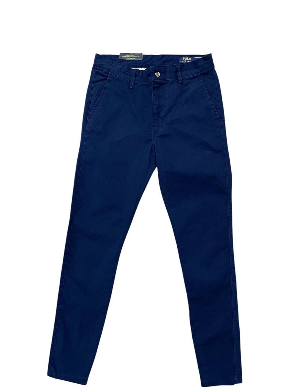 Calça Sarja Ralph Lauren Masculina Clássica Americana – Marinho com Pony Vermelho