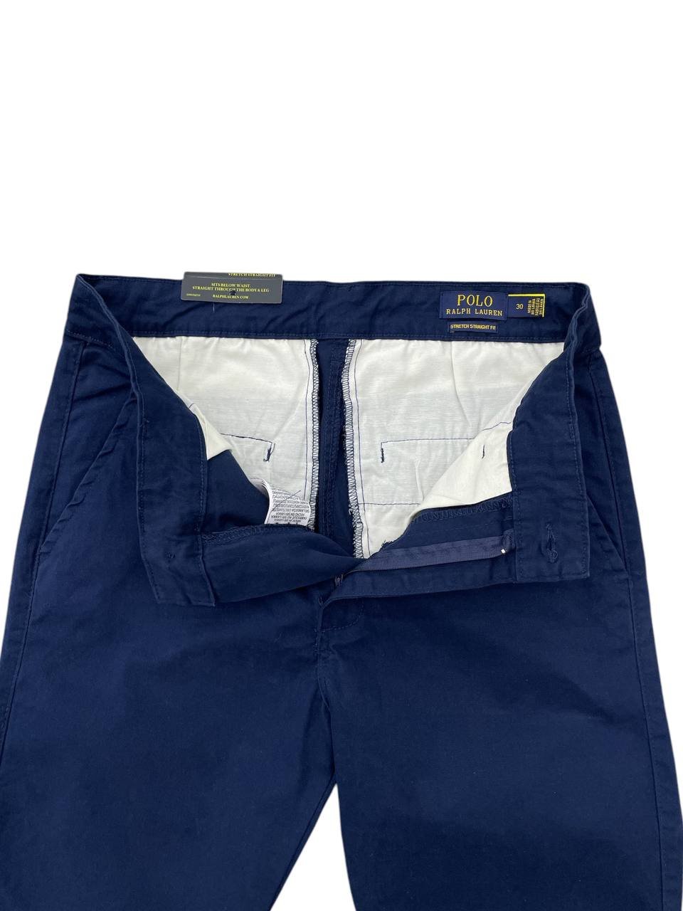 Calça Sarja Ralph Lauren Masculina Clássica Americana – Marinho com Pony Vermelho