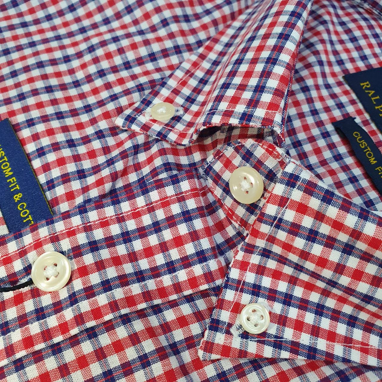Camisa Ralph Lauren Masculina Micro Xadrez Natal Pony Preto