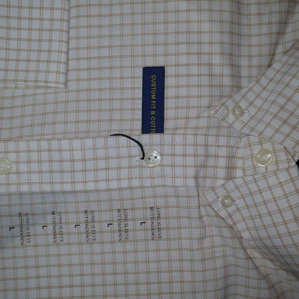 Camisa Ralph Lauren Masculina Xadrez Europeu Pony Dourado
